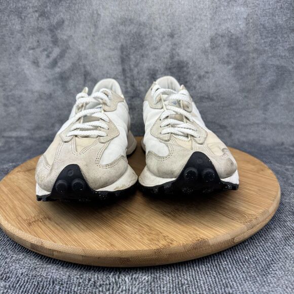 New Balance 327 Shoes Womens Size 9 White Beige Retro Running U327LD - Picture 2 of 9